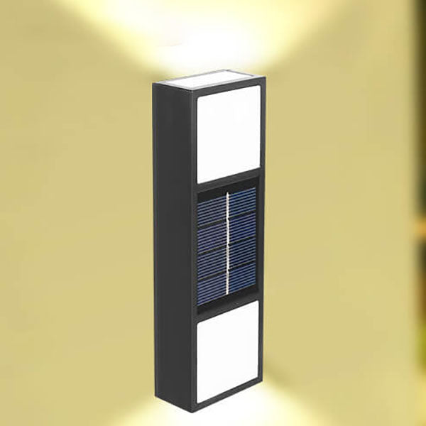 Solar Outdoor Waterproof Fence LED Wall Sconce Lamp