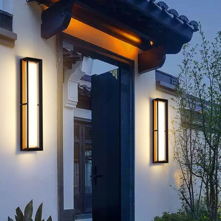 Aluminum Acrylic Shade LED Waterproof Wall Sconce Lamp