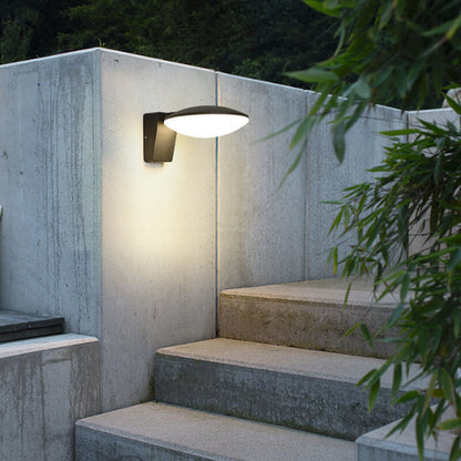 Simplicity Aluminum Acrylic LED Outdoor Wall Sconce Lamp