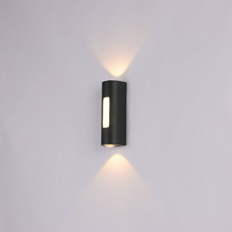 Cylindrical Design LED Outdoor Decorative Wall Sconce Lamp