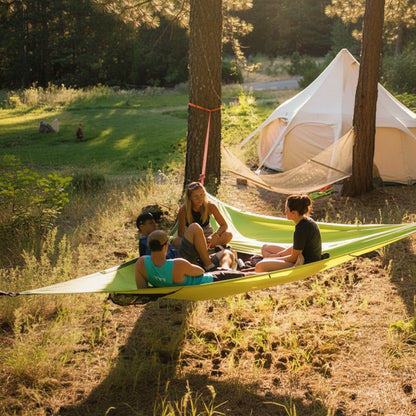 Triangle Hammock with Three-Point Anchor System