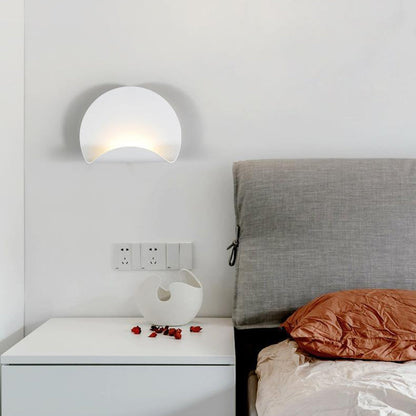 Scandinavian Iron Folding Semicircle LED Wall Sconce Lamp