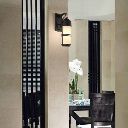 European Iron Outdoor Waterproof 1-Light Wall Sconce Lamp