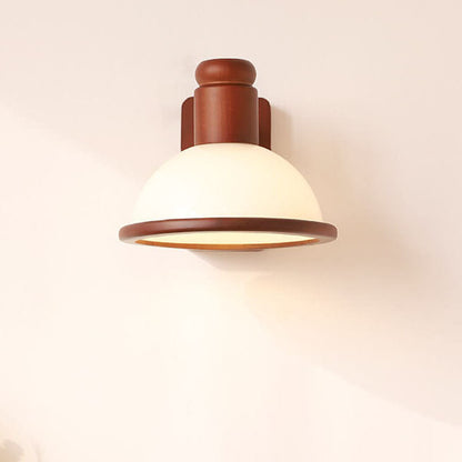 Chinese Adjustable Swing Arm Dome 1-Light Wall Sconce Lamp