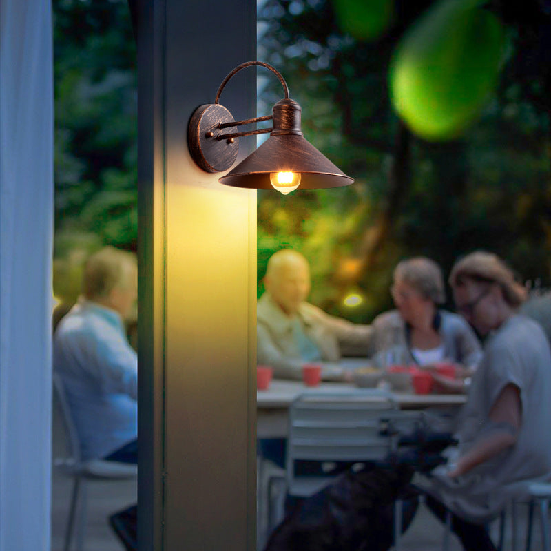 Barn Antique 1-Light Outdoor Waterproof Wall Sconce Lamp