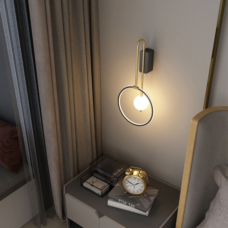 Simplicity Circle Ring Silicone Strip LED Wall Sconce Lamp
