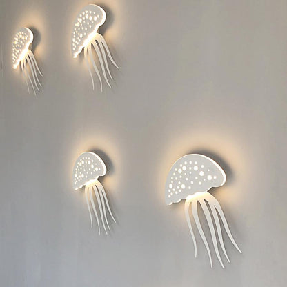 Modern Creative 1-Light LED Jellyfish Wall Lamp