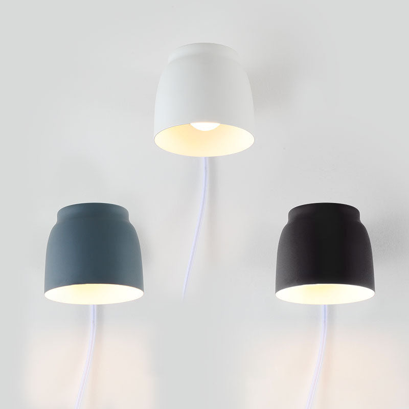 Solid Color Rotatable Iron 1-Light Wall Sconce Lamp