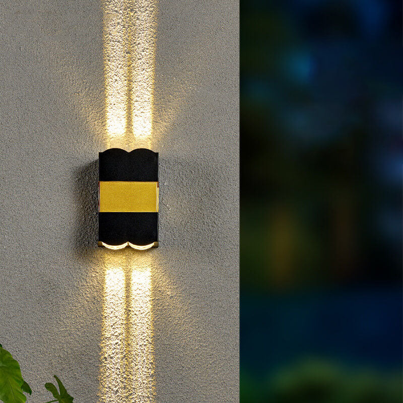 Rectangular Waterproof Outdoor Patio Wall Sconce Lamp