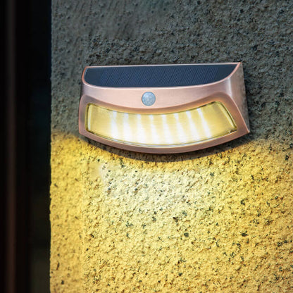 Simplicity Solar Square LED Outdoor Wall Sconce Lamp