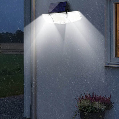 Solar Modern Simple ABS Square Outdoor LED Wall Sconce Lamp