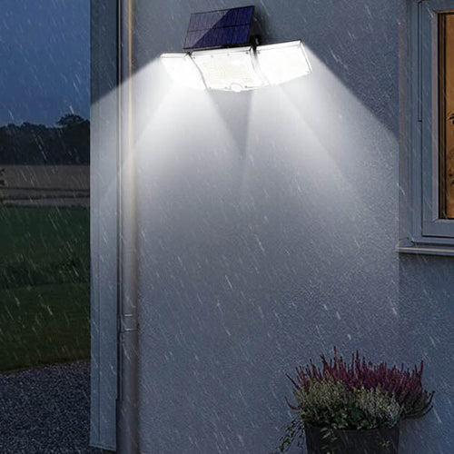 Solar Modern Simple ABS Square Outdoor LED Wall Sconce Lamp