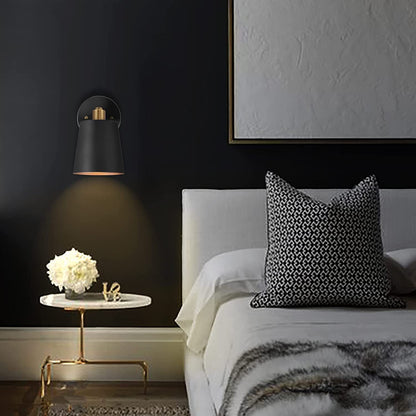 Industrial Cylinder Iron 1-Light Wall Sconce Lamp