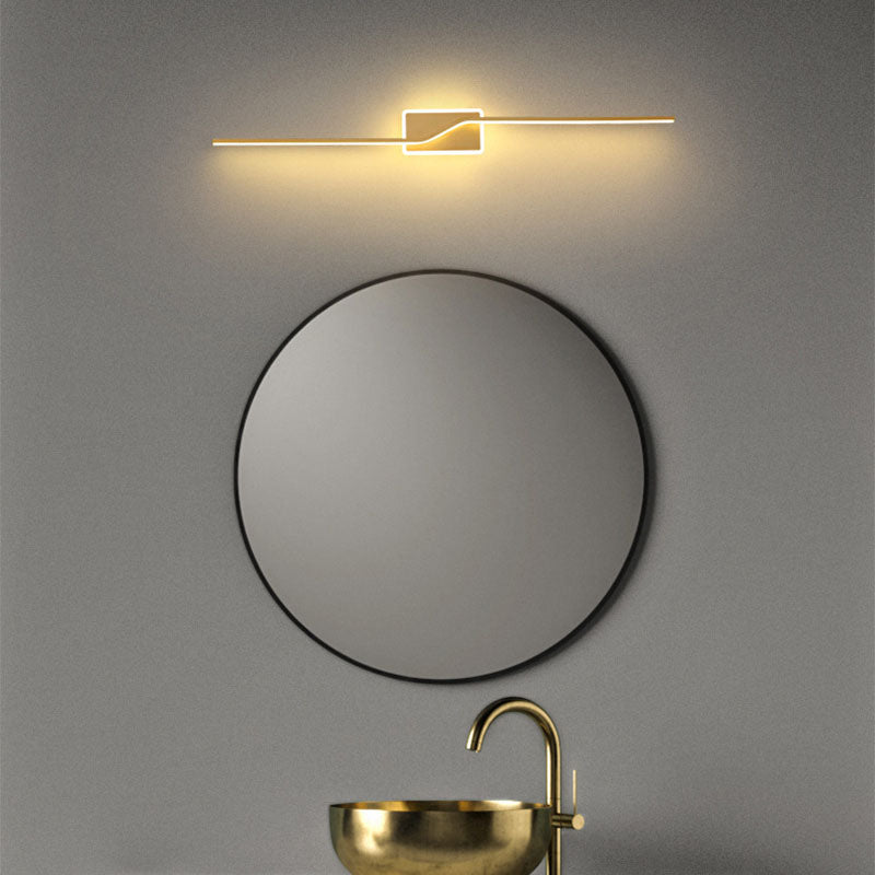 Bar Aluminum Silicone Acrylic LED Wall Sconce Lamp