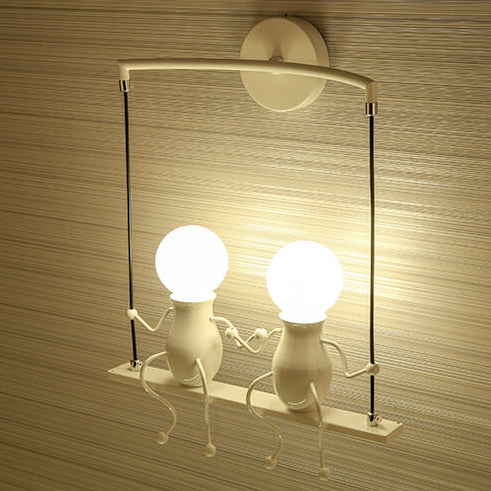 Creative Iron Children's Ball 2-Light Wall Sconce Lamp