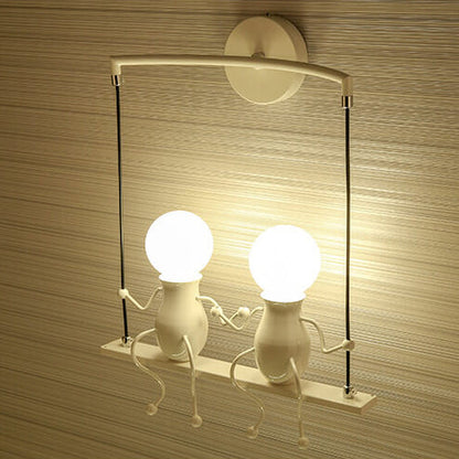 Creative Iron Children's Ball 2-Light Wall Sconce Lamp
