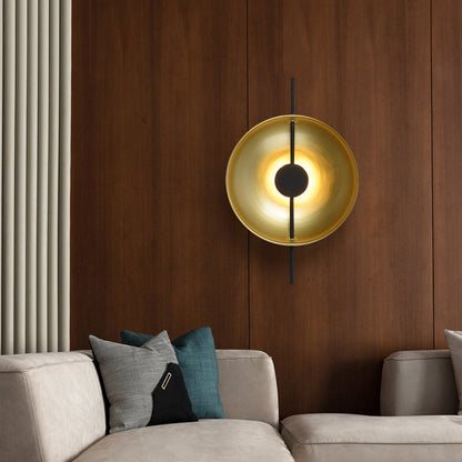 Modern Luxury Iron Round LED Wall Sconce Lamp