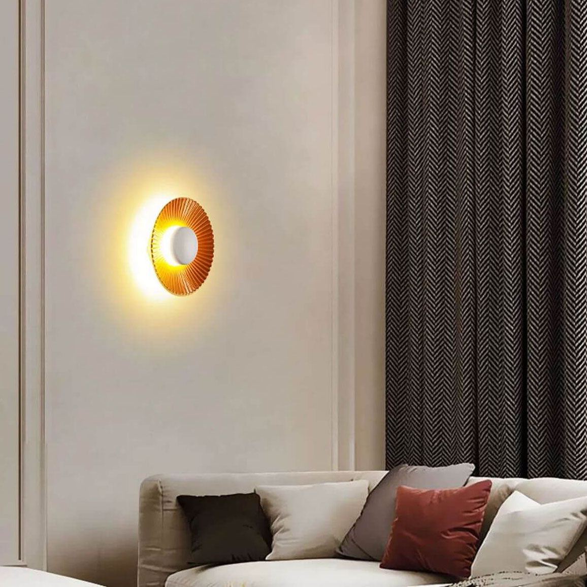Creative Aluminum Shell Shade LED Wall Sconce Lamp