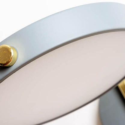 Macaron Color Round Head Iron Acrylic LED Wall Sconce Lamp