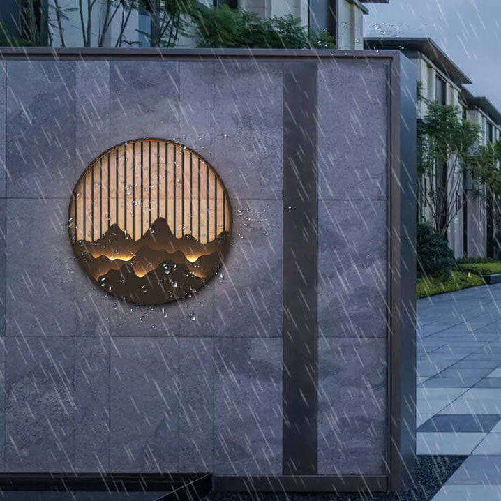 Chinese Steel PC LED Waterproof Outdoor Wall Sconce Light
