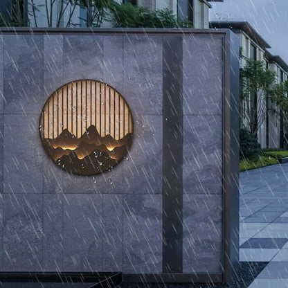 Chinese Steel PC LED Waterproof Outdoor Wall Sconce Light