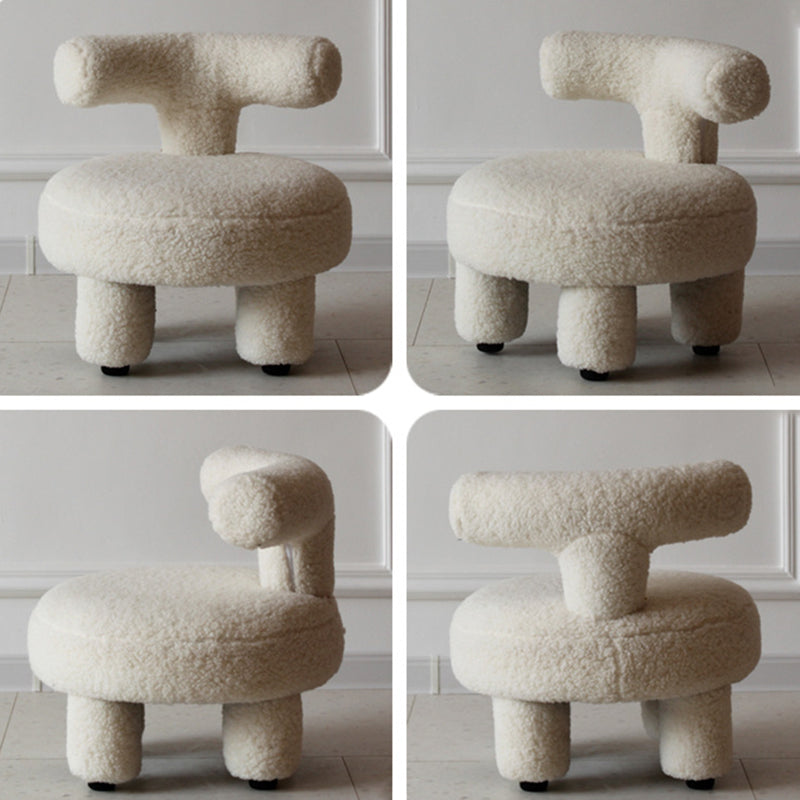 Contemporary Fabric Wood Chair