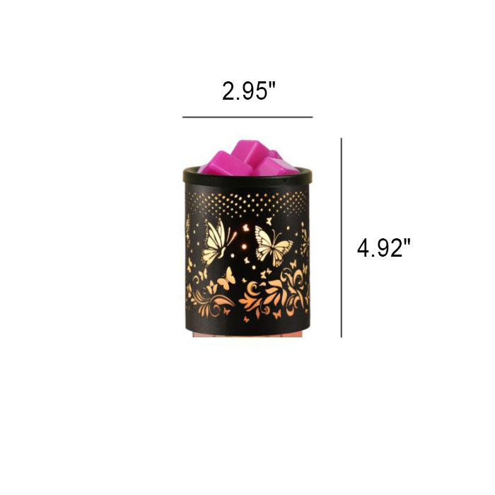 Iron Melting Wax Projection 1-Light Wall Sconced Lamp