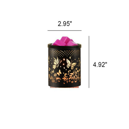 Iron Melting Wax Projection 1-Light Wall Sconced Lamp