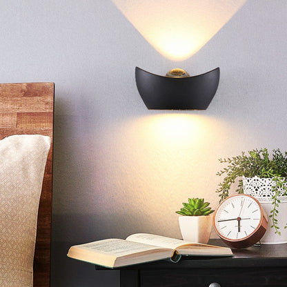 Simplicity Aluminum Ingot Shape LED Wall Sconce Lamp
