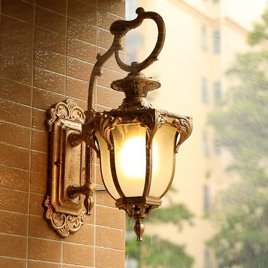 Aluminum 1-Light Outdoor Waterproof Wall Sconce Lamp