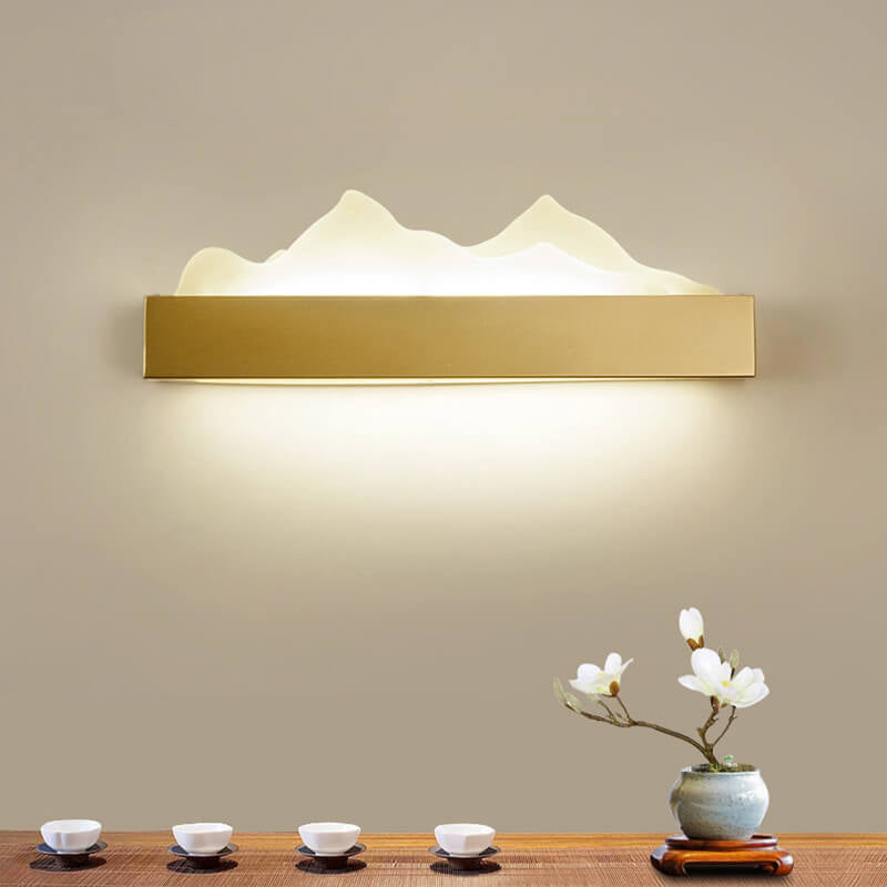 Acrylic Chinese Iceberg Design LED Wall Sconce Lamp