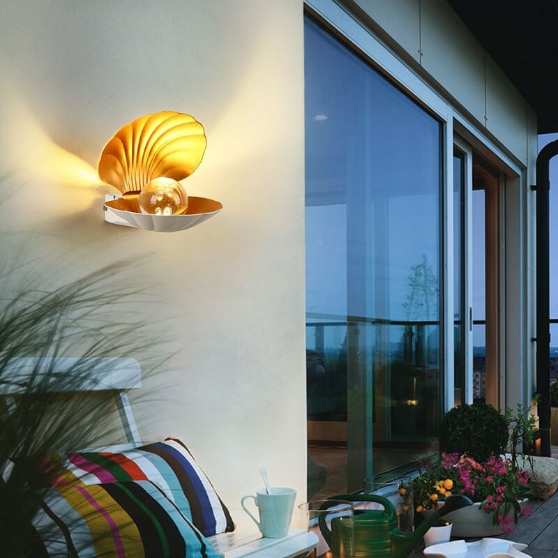 Outdoor Waterproof Shell Aluminum LED Wall Sconce Lamp