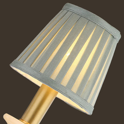 French Cone Copper Curved Arm 1//2 Light Wall Sconce Lamp