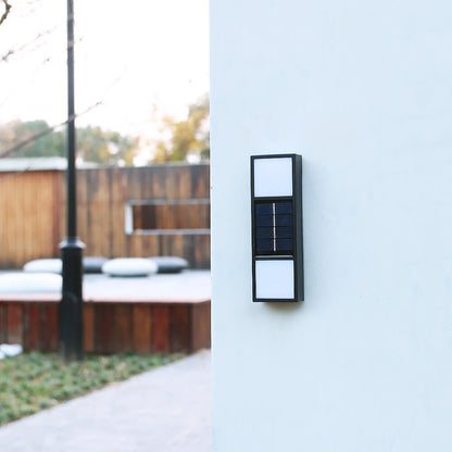 Solar LED Waterproof Patio Fence Wall Sconce Lamp