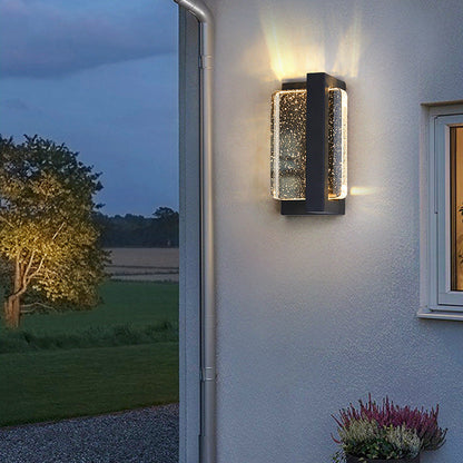 Waterproof Iron Crystal LED Outdoor Wall Sconce Lamp