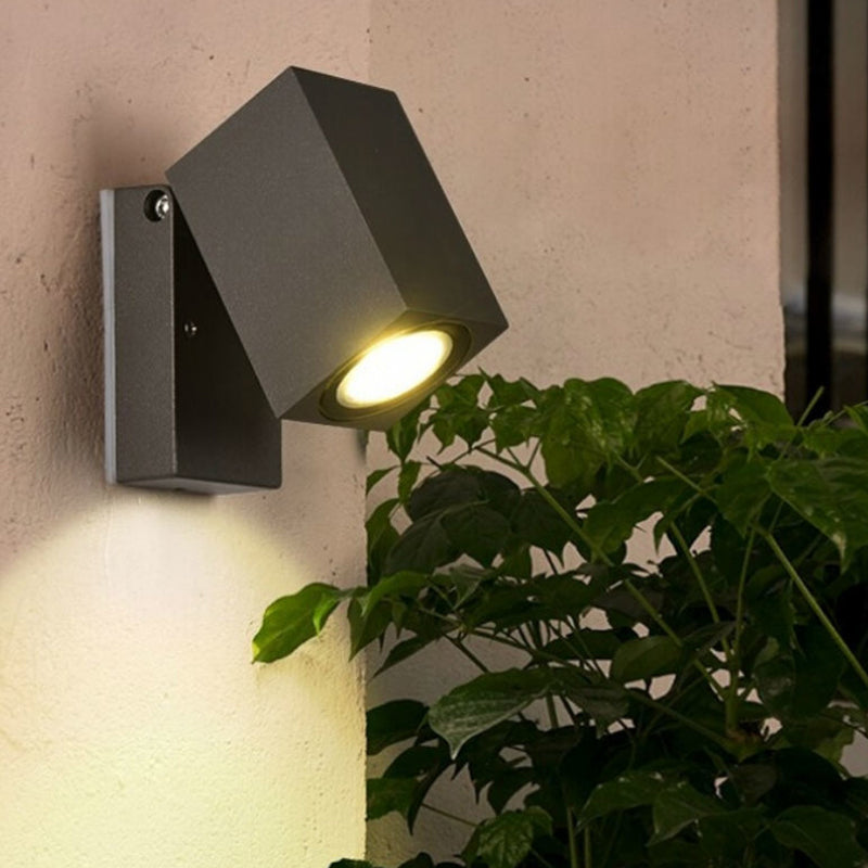 Simplicity Angle Square Aluminum LED Wall Sconce Lamp