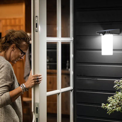 Simplicity ABS Column LED Outdoor Wall Sconce Lamp