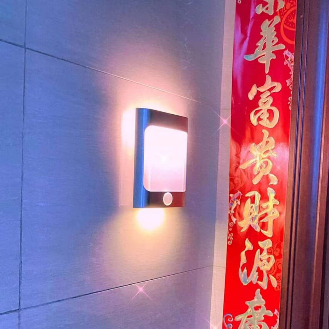 Rectangular Aluminum USB Rechargeable LED Wall Sconce Lamp
