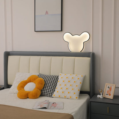 Cartoon Mouse Strip Aluminum Silicone LED Wall Sconce Lamp
