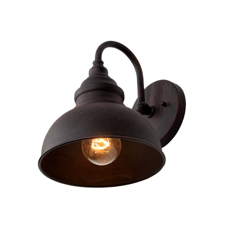 Aluminum Alloy Semicircle 1-Light Wall Sconce Lamp