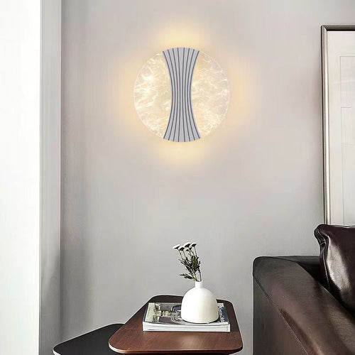Round Diamond Hardware Acrylic LED Wall Sconce Lamp