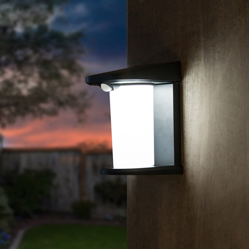Waterproof Cylinder PC ABS LED Outdoor Wall Sconce Lamp