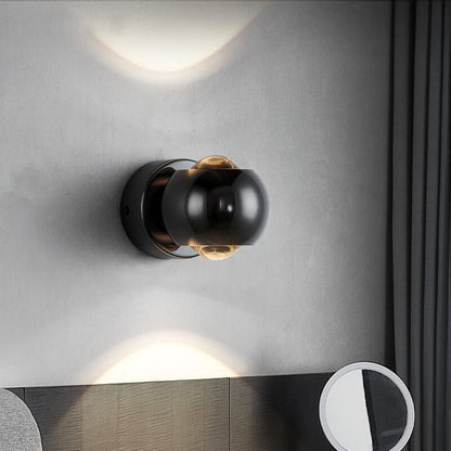 Solid Rotatable Iron Aluminum COB LED Wall Sconce Lamp