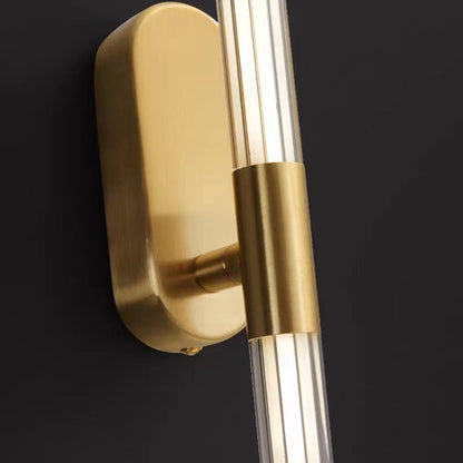 Electroplated Iron Straight Line LED Wall Sconce Lamp
