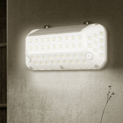 Solar Emitting Body Sensor LED Outdoor Wall Sconce Lamp