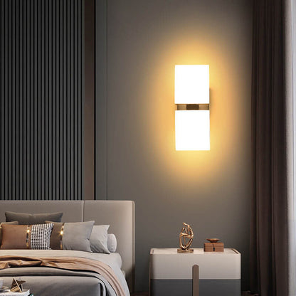Minimalist Round Zinc Alloy Rotatable LED Wall Sconce Lamp