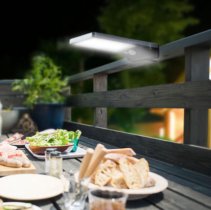 Square LED Outdoor Solar Waterproof Sensor Wall Sconce Lamp