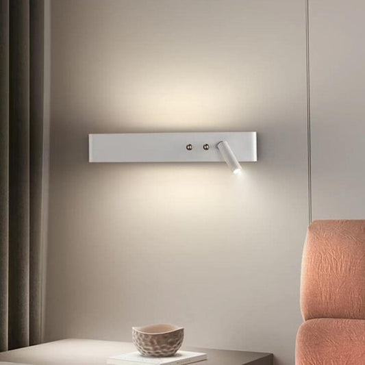 Minimalist Rectangular Aluminum Iron LED Wall Sconce Lamp