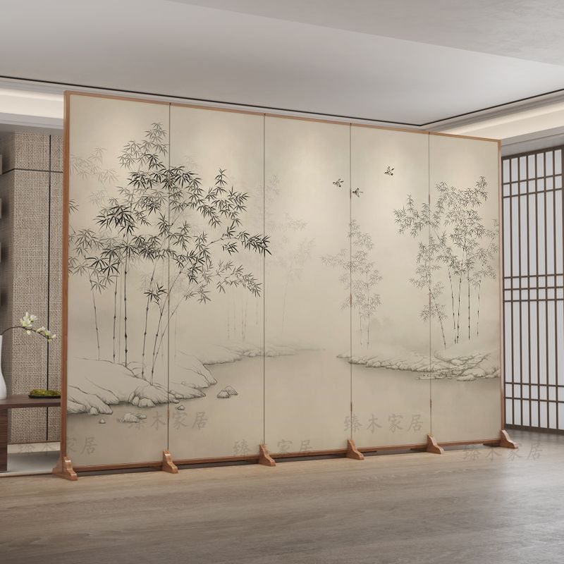 Traditional Wood Solid Wood Room Divider