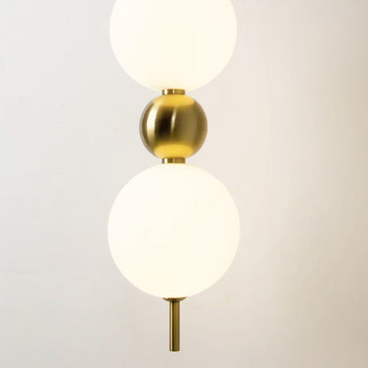 Round Ball String Aluminum Plastic LED Wall Sconce Lamp
